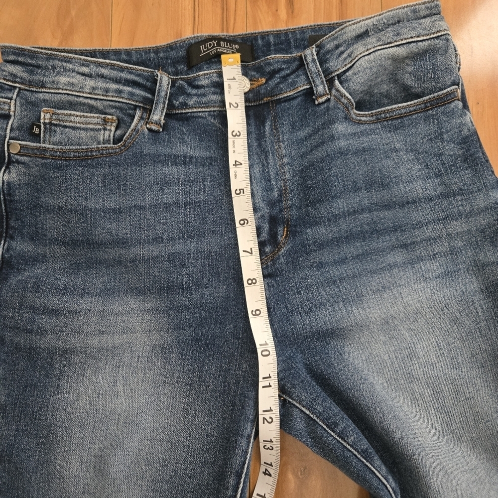 Judy Blue Flare Fit Inseam Panel High Rise Jeans Size 11/30. - Picture 11 of 15